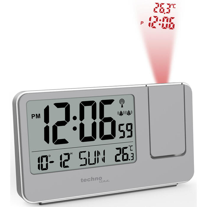 Годинник проекційний Technoline WT534 Grey (WT534 )