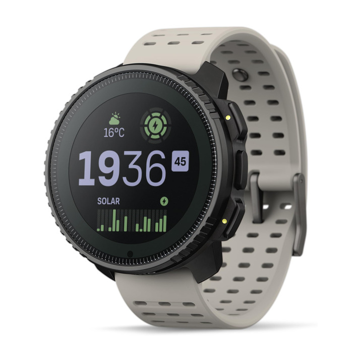 Годинник SUUNTO Vertical Adventure смарт-годинник із GPS, двочастотна GPS-навігація, безкоштовні офлайн-карти, сонячна зарядка, час роботи від батареї до 65 днів, корпус військового класу, водонепроникність 100 м, вертикальний сонячний пісок