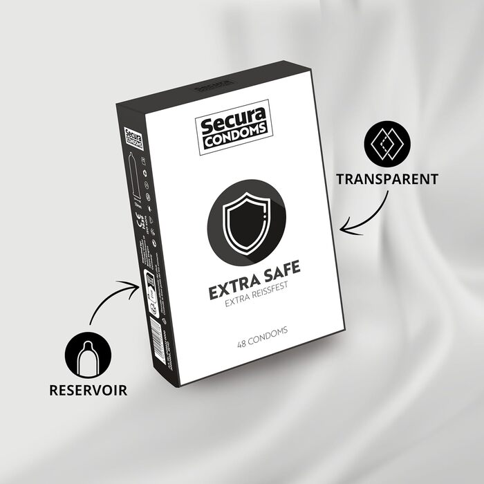 Презервативи Secura Extra Safe, 48 шт