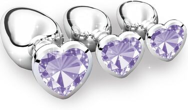 Набір анальних плагів Tpubmity, світло-фіолетовий