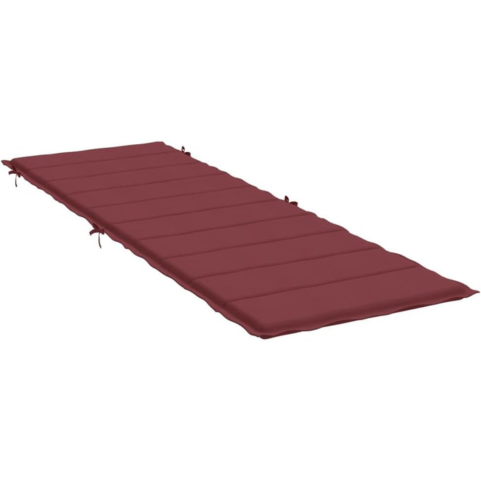 Подушка для шезлонга CIADAZ Melange Wine Red 186x58x3 см Тканина, Подушка для шезлонга, Подушка для шезлонга, Подушка для шезлонга, Подушка для лавки, Подушка для стільця для високих стільців, Подушки для шезлонгів - 4002485