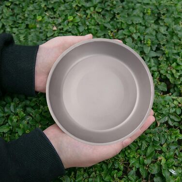 Набір кемпінгових тарілок 8-в-1 з 5 титановими каструлями та складною виделкою, ложкою, легким посудом, столовими приборами для барбекю, кухні, походів, пікніка