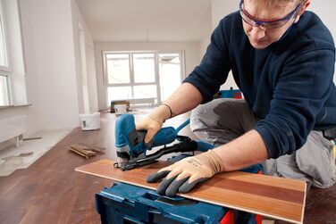 Професійний лобзик Bosch GST 90 BE (у комплекті шестигранний ключ SW 5, 1 пиляльне полотно T 144 D, комплект для видалення пилу, к