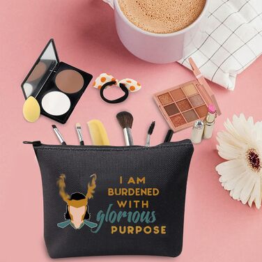 Косметичка TSOTMO, натхненна серіалом Я обтяжений славною метою, чорна, Purpose Black