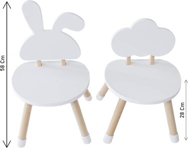 Дитячий стіл з 2 стільцями, дитячий комплект сидіння, дерев&39яний, білий, маленький столик, дитячий комплект сидіння, дитяча кімната, спальня, скандинавський стиль (м&39ятно-зелений)