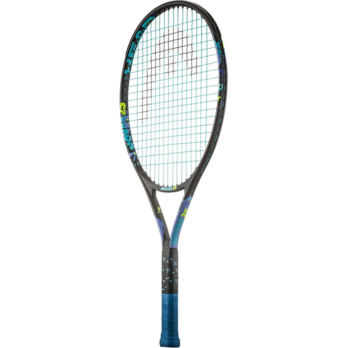 Тенісна ракетка HEAD Novak Aluminum Junior 4.0", 8-10 років, чорна/синя