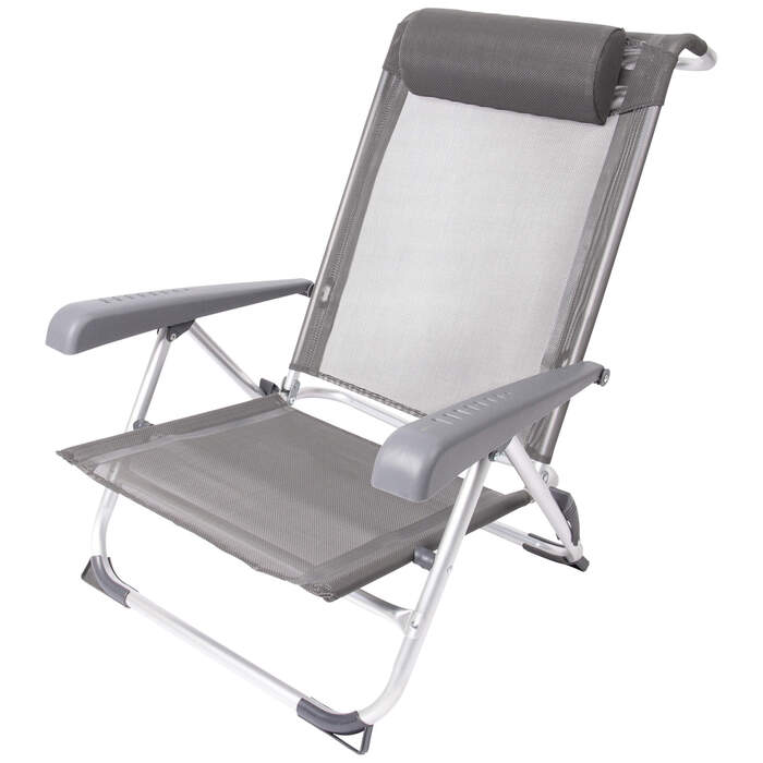 Крісло розкладне Bo-Camp Saint-Tropez Grey (1204796)