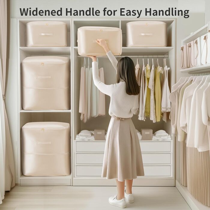 Мішки для зберігання простирадл - Ящики для зберігання білизни на блискавці, мішок для зберігання одягу, шафа, органайзер з посиле