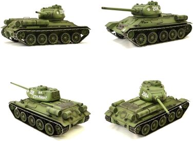 Радіокерований танк T-34/85 (116) Heng Long - з димом, звуком, сталевими шестернями та 2.4Ghz - V7.0
