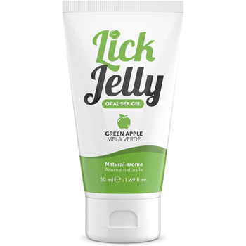 Їстівний лубрикант на водній основі, нежирний та не залишає плям, зі смаком зеленого яблука, 50 мл