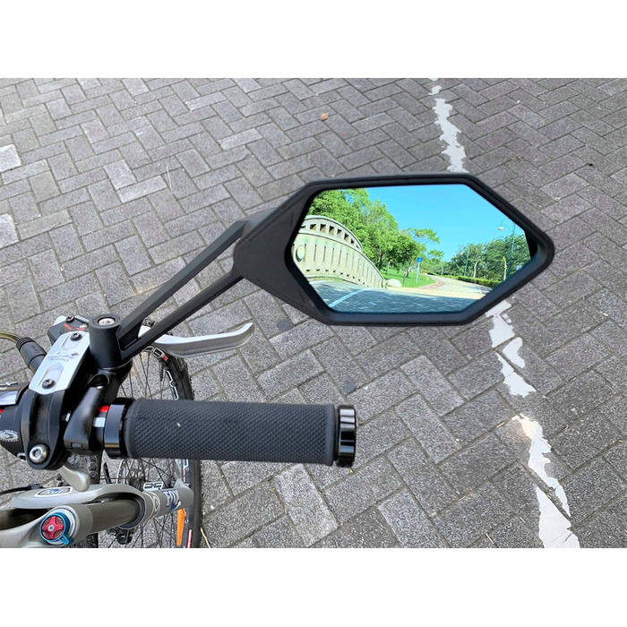 Нові стійкі до подряпин скляні лінзи, дзеркало на кермо велосипеда, регульоване безпечне дзеркало заднього виду, дзеркало для велосипеда, ME-005 (2019)