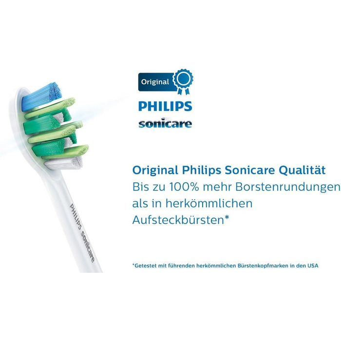 Оригінальна щітка Philips Sonicare InterCare HX9002/10, краща чистка міжзубних проміжків, 2 шт. и