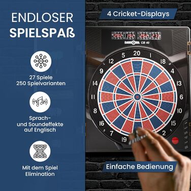 Кабінет для електронної мішені для дартсу Dartona CB40 - Найкраще співвідношення ціни та якості на Vergleich.org