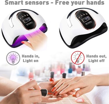 УФ/LED лампа для нігтів BEYAOBN 168W