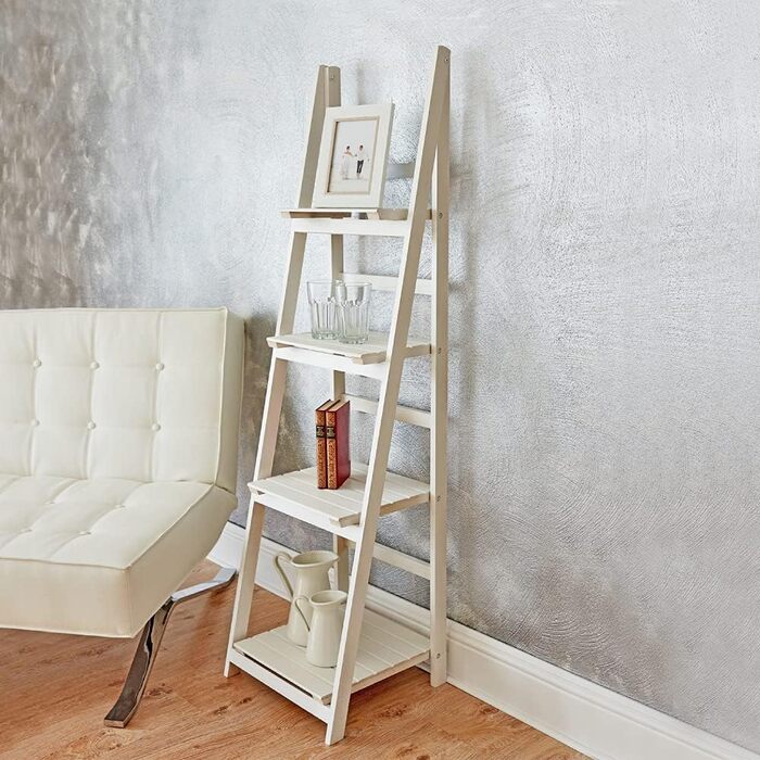 Полиця-сходинка дерев&39яна настінна полиця книжкова полиця для кухні вітальні ванної кімнати фоторамка сучасна 4 х полиці для декоративних фоторамок рослини білого кольору
