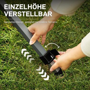 Складаний кемпінговий стіл EVER ADVANCED, алюміній, 120x70 см, вантажопідйомність 100 кг, зсувна стільниця для 4-6 осіб, складаний стіл із сумкою для перенесення для кемпінгу, пікніків, саду, балкону, темно-сірий