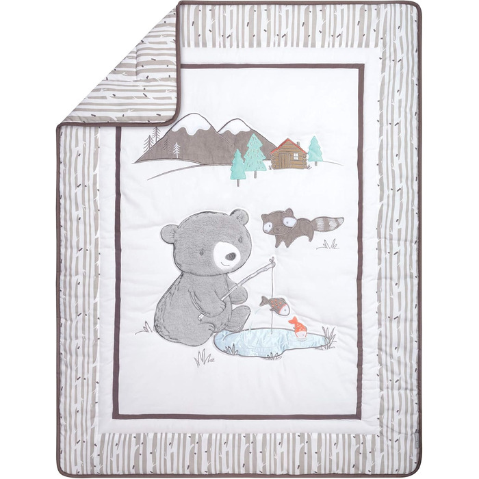 Комплект постільної білизни Trend Lab Gone Fishing для дитячого ліжечка, 3 шт.