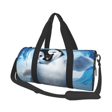 Сумка для подорожей Танцюючий Пінгвін, спортивна сумка для фітнесу, велика дорожня сумка, сумка на ніч/вихідні для чоловіків та жінок