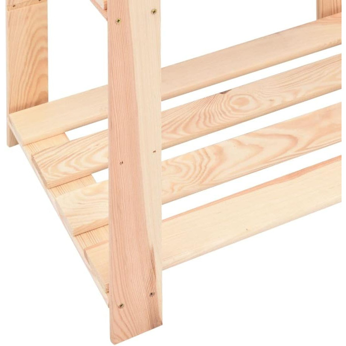 Полиця для зберігання з масиву сосни, 5 полиць, 250 кг, підвальна полиця, дерев&39яна полиця, вставна полиця, 1 полиця