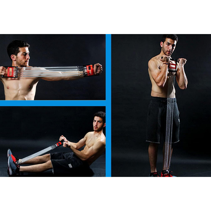 Багатофункціональний еспандер з педаллю для тренування м&39язів грудей, рук та верхньої частини тіла