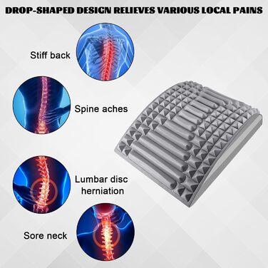Розтяжка для шиї та спини, розтяжка для спини, грижа міжхребцевого диска, розтяжка для спини та шиї 2 в 1, розтяжка для шиї для спини від болю Біль у спині