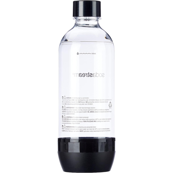 Пляшка для води, пластикова, мульти, 3 упаковки (3x1 літр), 464 одинарна, 2260525