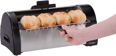 Хлібобулочний бейкер для випічки булочок, тортів або дріжджових частинок 570 Вт, матовий корпус з нержавіючої сталі, 3080