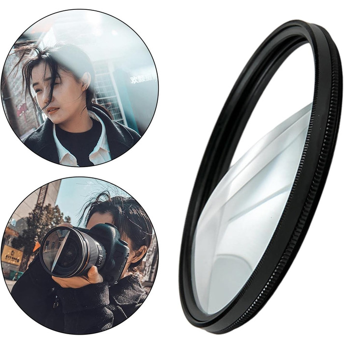 Фільтр розділеного поля 2-діоптрійний оптичний скляний призматичний фільтр із дзеркальною камерою, що обертається