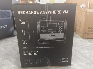 Портативна електростанція FOSSiBOT F2400 2400W 2048Wh, сонячний генератор LiFePO4, балконна електростанція швидкої зарядки 1,5 год