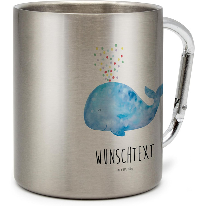 Персоналізована кружка &quotМістер і місіс Панда&quot з китовим конфетті - Подарунки, Новий початок, Втрата ваги, День народження, Персоналізована, Розрив стосунків, Індивідуальна, Персоналізована термокружка, Морська, з іменем, Кружка