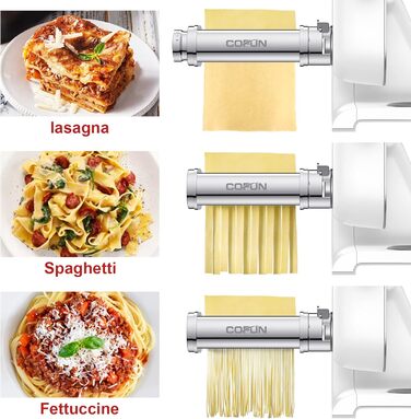 Насадка для пасти COFUN для Bosch Mum 5 аксесуарів, 3 шт. и макаронна машина для насадки Bosch Mum5 аксесуари, ролик для пасти з нержавіючої сталі для фетучіні для Bosch Mum 5 аксесуарів