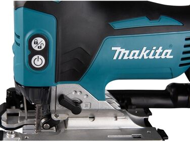 Акумуляторний лобзик Makita DJV181RTJ 18В / 5,0 Ач, 2 акумулятора зарядний пристрій у корпусі MAKPAC Moyen Black / Бензин