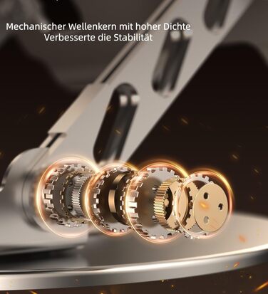 Підставка для ноутбука з регульованою висотою та поворотною базою на 360, компактна підставка-тримач для ноутбуків, сумісна з MacBook Air, Pro та ноутбуками 10-17,3 дюймів