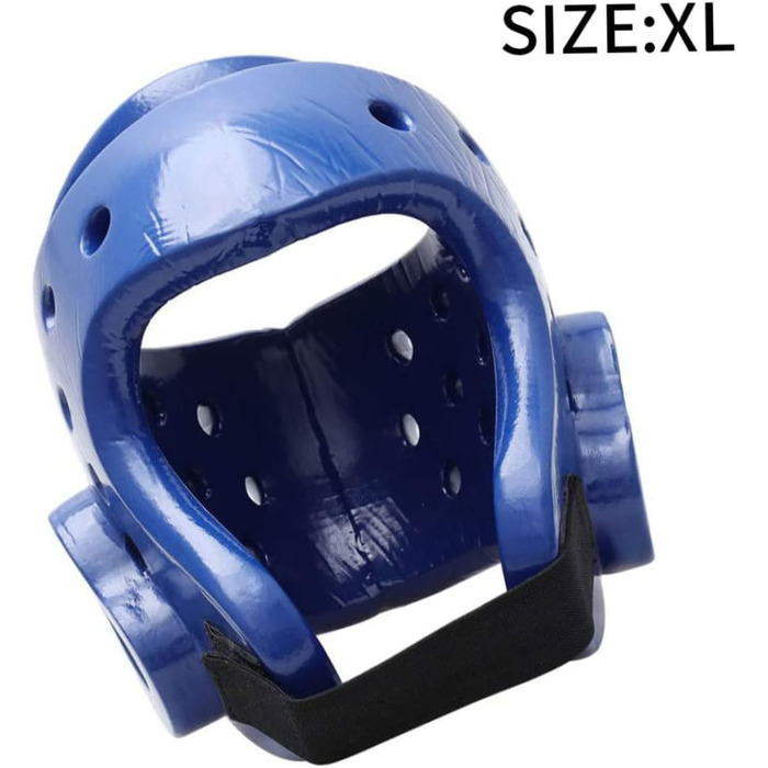 Захист голови для боксу, кікбоксингу, бойової підготовки, захисне спорядження, захист голови для регбі, захист голови для боксу, захист голови для боксу, захист голови для дорослих та дітей, синій, XL