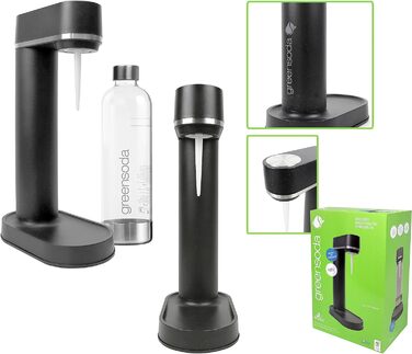 Чорна) - екологічно чиста газована вода без пластику пляшка води 1 літр