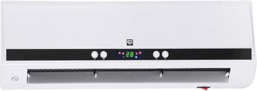 Настінний вентилятор-обігрівач SHX PTC 2000 Вт SHX501HEAT2023 нагрівальний елемент PTC, 2 рівні нагріву, 3 режими роботи, 2000 Вт, електронний термостат, програмування таймера, пульт дистанційного керування, білий