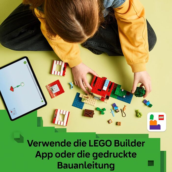 Будинок у джунглях TNT - Іграшка для дітей - Інтерактивний ігровий набір з мініфігурками човна, Стіва, Кріпера та зомбі - Ігровий подарунок для дівчаток та хлопчиків віком від 8 років - 21275