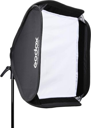 Кронштейн Godox SGUV6060 S2 Bowens з софтбоксом і комплектом чохлів для перенесення (23.6 x 23.6) Чорна версія KSA з гарантійною підтримкою KSA