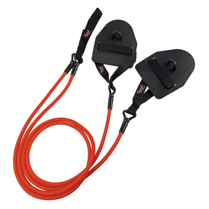 Латексний канат Tyron з лопатками Скакалка Тренування плавання з лопатками Тренування тяги рук для плавців та триатлоністів середнього опору