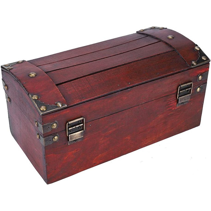 Виготовлена вручну вінтажна дерев&39яна скринька для зберігання колекцій предметів мистецтва та ремесел. Вишукана скринька для ювелірних виробів для домашнього декору (невеликий кодовий замок).