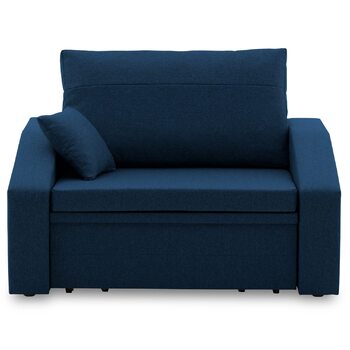 Крісло Sofini Vertico 90 - розкладне крісло з функцією сну - для вітальні, спальні або дитячої кімнати, крісло-ліжко (Malmo New 79)