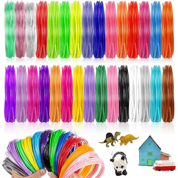 Кольорів 3D Pen Filament PLA 1,75 мм Кольори 3D Pen 5 м кожна Аксесуари 3D Pen Filament 3D Pen Filament для ручки 3D-принтера, для дітей і дорослих (3D ручка не входить в комплект), 30