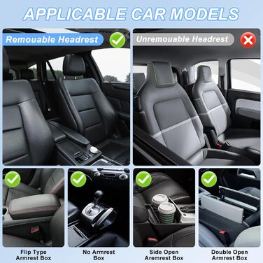 Автомобільний органайзер для зберігання між сидіннями, підвісна сумка для зберігання підголовника автомобіля зі шкіри наппа, трима