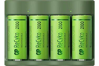 Комплект із 4 USB-зарядних пристроїв/касет GP, 2 порти