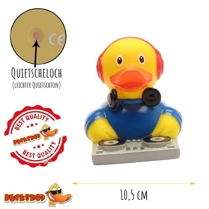 В комплекті Squeaking Duck Keyring I Gift Lover I Gift Party, 10,5