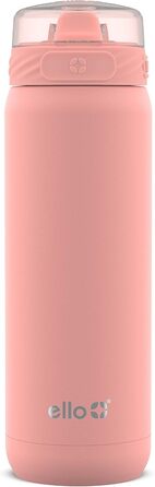 Вакуумована пляшка для води з нержавіючої сталі Ello Cooper Кораловий червоний
