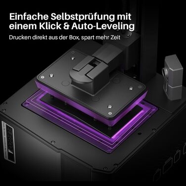 Принтер, 9K 7-дюймовий монохромний РК-дисплей, високошвидкісний друк 150 мм/год, розумна камера AI, передача WiFi, автоматичне вир