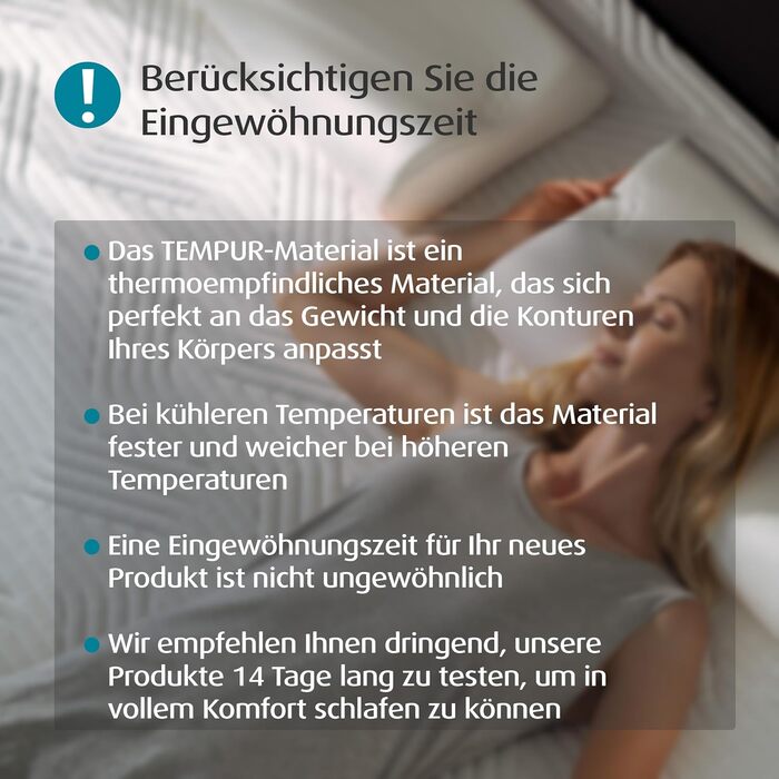 Подушка для сну TEMPUR Original з піни з ефектом пам&39яті, ергономічна подушка для підтримки шиї для сну на боці та спині, жорстка, розмір M (61 x 31 x 10/7), біла