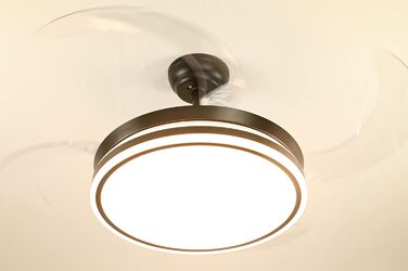 Зі світлодіодним освітленням, включаючи дистанційне керування, має інноваційний механізм складання та розкладання крил 60 Вт, чорний