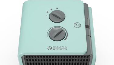 Тепловентилятор Olimpia Splendid - 99228 - Caldo Cubic, компактний та безпечний зі ступенем захисту IP21, потужність 1800 Вт